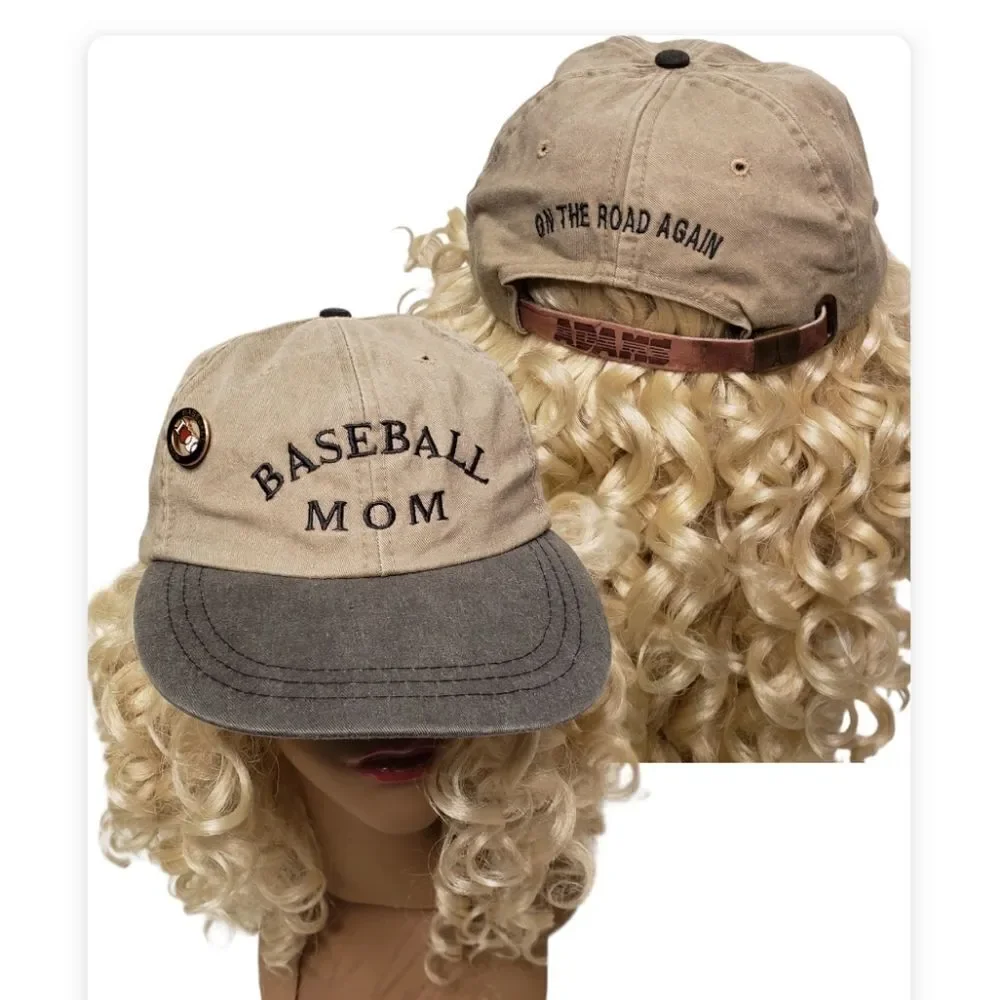 Adams Adj. Baseball Cap & Baseball Pin